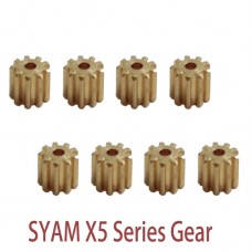 Syma 8 pieces Syma Parts Motor Gear Metal Gear Replacement Spare Parts Accessories For Syma X5 X5C X5SC X5SW BestSelling