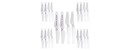 Syma 20pcs Syma X5 X5C X5SC X5SW Main Blade Propellers Set Spare Parts For Syma 2.4G RC Quadcopter Helicopter BestSelling