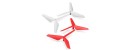 Syma Price redution New 4PC 3 Blade Propeller for Syma X5 X5C X5SC X5SW Red & White Free Shipping BestSelling