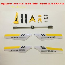 Syma Colorful Syma S107G S107 RC Helicopter Spare Parts Main Blades, Tails, Props, Balance Bar, Shaft, Gears Replace Accessories BestSelling