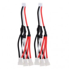 Syma 2pc SYMA website X8C X8W X8G MJX X600 X101 V666 RC Drone 7.4V Li po Battery Charger Plug Multi Output Cable X8C RC Quadcopter Spare Part BestSelling
