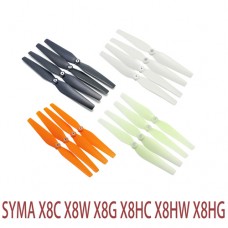 Syma 4Set Green Luminous White Black Orange 4 Colors Blades Propellers Spare Parts for Syma X8 X8C X8C 1 X8W X8G RC Quadcopter Drone BestSelling