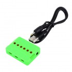 Syma 1pcs x6 green lipo charger for JJRC H6C Hubsan H107 DM003 H98 H31 H37 Eachine H8 E50 WLtoys V977 syma x5c parts 3.7V battery BestSelling