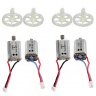 Syma 4pcs/lot Original for Syma X8C Motor for Syma X8W Motor for Syma X8G Motor original for Syma X8C Spare Parts with 4 x Main Gear BestSelling