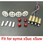 Syma X5UC X5UW Orginal Motor And Gear Replacement Propeller Cover Hat Spare Parts Kit Accessories For Helicopter Drone BestSelling