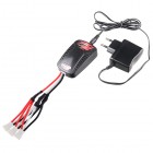 Syma EU Plug 7.4v 3 in 1 SYMA X8C X8W X8G Converting Cables with Battery Charger for SYMA 2.4G X8C X8G X8W RC Quadcopter Spare Part BestSelling