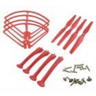 Syma X8 X8C X8G X8W X8HC X8HW X8HG axis remote control aircraft accessories red propeller protection ring gear sets BestSelling