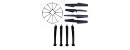 Syma Quadcopter For Syma X5sc X5sw Kits Propellers Landing Gear Propellers Protector Frame Rc Drone Spare Parts Dron Accessory BestSelling