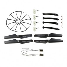 Syma Wholesale!For Syma X5SW X5SC Quadcopter Full Set replacements 4*motors Propellers Landing Skid Protectors Motor Gear (Black) BestSelling