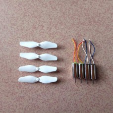 Syma Engines Mptor(2cw / 2ccw) Propeller Blade for Syma X20 Rc Helicopter Quadcopter Spare Parts set BestSelling