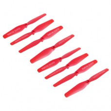 Syma New 4 Pairs SYMA X5HC X5HW RC Drone Spare Parts Propeller Main Blades Red Version BestSelling