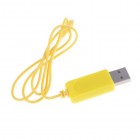 Syma 1pcs Syma S107G USB Charger Cable Charge Wire Cable Spare Parts buy RC Quadcopter Helicopter USB Charger Yellow Color For symatoys BestSelling