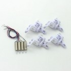 Syma 2 Pairs Drone Engine Motors with 4pcs Motor Base Cover for SYMA X5C X5C-1 X5 plus RC Quadcopter Accessories BestSelling