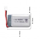 Syma 3.7V 800mAh Battery Syma 5xc X5 X5C X5C-1 X5S X5SW X5SC V931 H5C CX 30 CX 30W Quadcopter Spare Parts With X5C X5SW Battery BestSelling