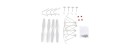 Syma Spare Part Kit for syma X5U X5UC X5UW Drone Rc videos Quadcopter blade Protecting frame Lading Gear Blade Cover (Small kit) BestSelling