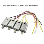 Syma 4Pcs Motor CW/CCW Repair Parts for Syma X8C X8W X8HC X8HW RC Quadcopter RC Toys Parts Maximum Energy Conversion Light Weight BestSelling