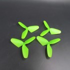 Syma X26 Fan Three leaves Main Blades Props Propeller A B Green UFO RC Mini Quadcopter Drone Spare Parts Accessories BestSelling
