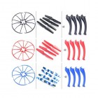 Syma 3Color 36pcs SYMA X5SW X5SC RC Drone Quadcopter Spare Parts Main Blades Propellers Landing Gear Protective Ring With Screw Accessories BestSelling