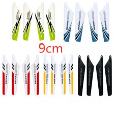 Syma 5 Set 5 Colors SYMA S107 S107C S107G S108G S109G 9CM Length Main Blades Propeller 3.5CH Mini RC Helicopter Spare Parts Accessories