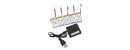 Syma 1pcs Mini 5 port Lipo Battery USB Charger For Syma X5C Hubsan H107 Wltoys RC UFO Quadcopter Helicopter BestSelling