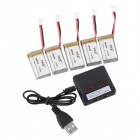 Syma 1pcs Mini 5 port Lipo Battery USB Charger For Syma X5C Hubsan H107 Wltoys RC UFO Quadcopter Helicopter BestSelling