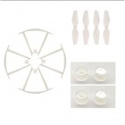 Syma 1 Set (Propeller + Protective Frame + Lampshade) Spare Parts for SYMA X22/X22W/X21/X21W RC Drone zk30 BestSelling