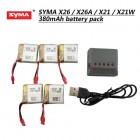 Syma 380mAh battery And Charger for SYMA X21 X21W x26 Remote Control drone parts BestSelling