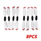 Syma 8PCS/ 2 Sets W1PRO Propeller Props Spare Part Set for SYMA W1PRO RC Quadcopter Main Blade Propeller Brushless Drone Accessories BestSelling