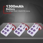 Syma 3pcs RC Lipo Battery 3.7V 1300mAh Battery Rechargeable Battery For SYMA X5UC X5UW RC Drone RC Toys Models RC Drone Spare Parts BestSelling