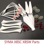 Syma X8SC X8SW X8PRO original parts Propeller Blade Propeller Guard Protectors Frame landing skid cover gear axis ect. BestSelling