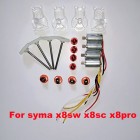Syma X8SW X8SC X8PRO X8 PRO spare Parts Motors Propeller Cover engines Frame Gears BestSelling