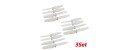 Syma 12PCS X23W Propeller Blade Set for RC Quadcopter Syma X23 X23W X15W X15C X15 Main Blade Propeller Spare Part Drone Accessory BestSelling