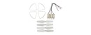 Syma X23 / X23W RC Quadcopter Spare Parts Propeller + Blades Protective Frame + Motor Set