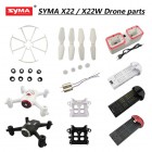Syma X22 X22W Drone parts Battery/charger/Protective Sleeves/Propeller/Motor/Frame/Motor rubber ring/Lamp cap Acessory BestSelling