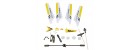 Syma S107G remote control aircraft Main Blades Rotor Blade Propellers Gears Flybars RC Helicopter accessories Spare Parts BestSelling