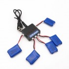 Syma 3.7V 200mAh LiPo battery + 5 in1 charger for Syma X4 X11 X13 RC Quadcopter Drone Spare Parts 752025 BestSelling