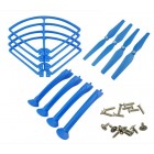 Syma X8C X8G X8W X8HW X8HC X8HG quadrocopter remote control aircraft landing gear parts blue protective circle fan accessories BestSelling