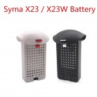 Syma 3.7V 500mah Lithium Battery for SYMA X23 X23W Quadcopter Accessories UAV Spare Parts Battery White and black BestSelling