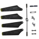 Syma Full Set Replacement Parts, Main Blades, Tail Blade, Balance Bar, Spare Main Grips,connect Buckle for Syma S102g BestSelling