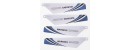 Syma 40pcs=20A+20B Blue Main Blades Propellers Props Syma S107 S107G For R/C Mini Helicopter Rc Spare Parts BestSelling
