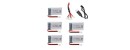 Syma 3.7V 650mAh Lipo Battery and 5 in 2 Usb Charger Sets For SYMA X5C X5C-1 X5 H5C X5SW X6SW H9D H5C RC Drone Parts 852540 Battery BestSelling