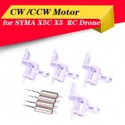 Syma 4pcs Motor Base Cover and 2 CW + 2 CCW Engine Motors for SYMA X5C X5 RC Drone Quadcopter Replacement Spare Parts BestSelling