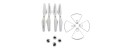 Syma 12PCS RC Drone Spare Part Set for Syma Z3 Propeller Prop Main Blade Protection Guard Frame Blade Cover Plating Object Accessory