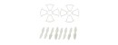 Syma 16pcs Quadcopter Propellers & Blade Protectors for SYMA X20 X20W Spare Parts BestSelling