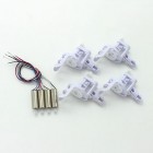 Syma 2 Pairs Drone Engine Motors with 4pcs Motor Base Cover for SYMA X5C X5C-1 X5 RC Quadcopter Accessories