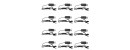 Syma 12PCS X23W USB Charger Cable Spare Part for Syma X23 X23W Battery Charger 3.7V 500mAh Battery Charger Accessory BestSelling