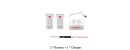 SYMA X25PRO RC Drone Original Battery with Charger RC Quadcopter Spare Parts Accessories 7.4V 1000mAh Lipo Battery Spare Parts BestSelling