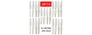 SYMA 20PCS(5Sets) Propeller Props Maple Leaf Blade Spare Part Kit for Big Aircraft X8C X8G X8W X8HW X8HG Drone Accessory White BestSelling
