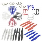 Syma Blade Propeller For X5 8Pcs Landing Gear Skid 16Pcs Blade Propeller 16pcs Propeller Protectors for X5C X5C-1 RC Quadcopter BestSelling