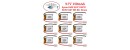 Syma 9pc 3.7V 150mAh Lipo battery for S105 S107 S107G S109 S107 M3 RC Quadcopter Spare Parts 3.7V Rechargeable Battery BestSelling